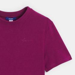 تي شيرت أساسي سادة، باللون...